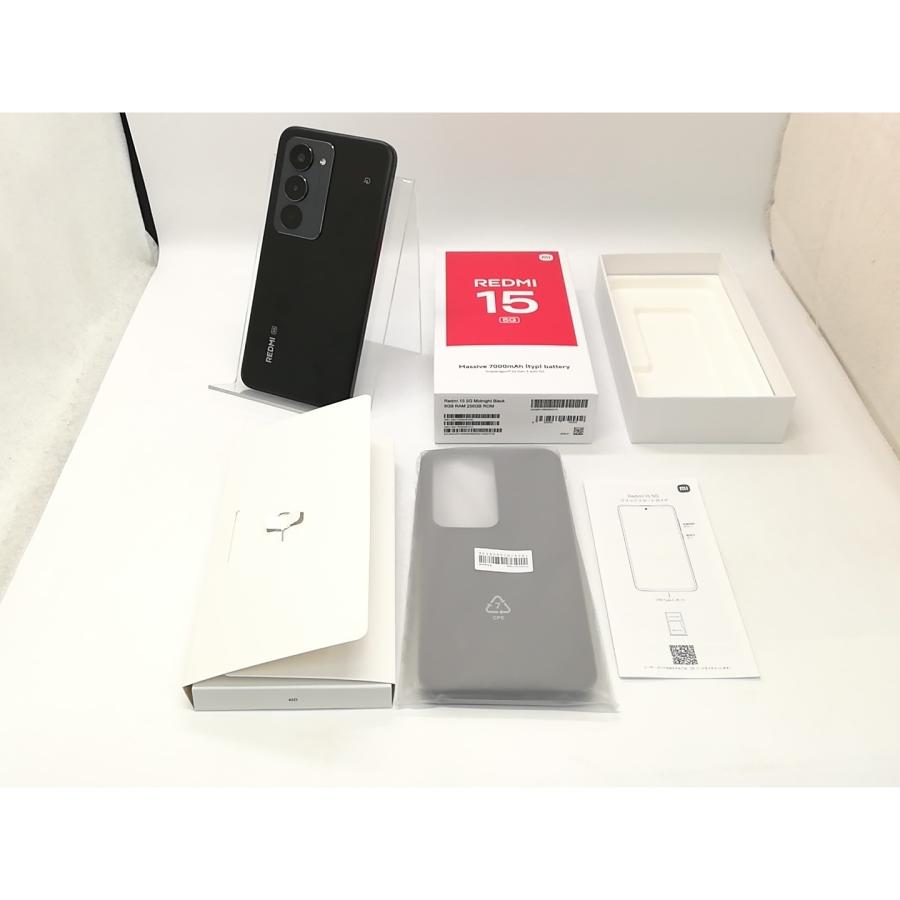 中古】Xiaomi 国内版 【SIMフリー】 REDMI 15 5G ミッドナイトブラック