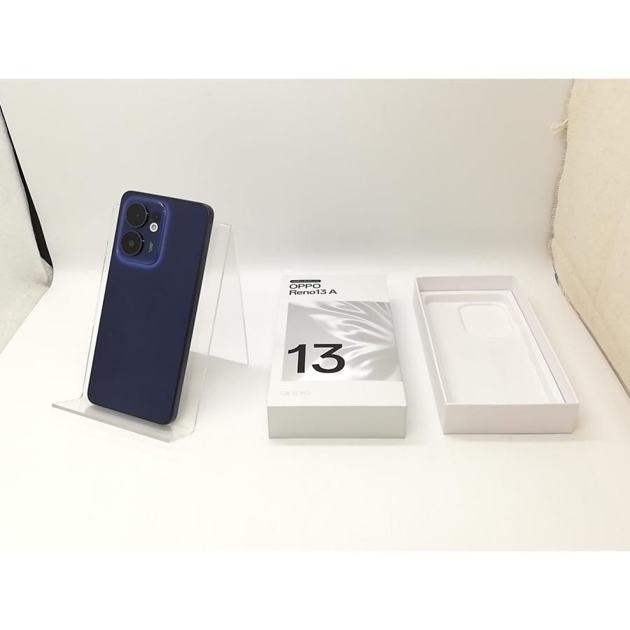 中古】Oppo ymobile 【SIMフリー】 OPPO Reno13 A ルミナスネイビー