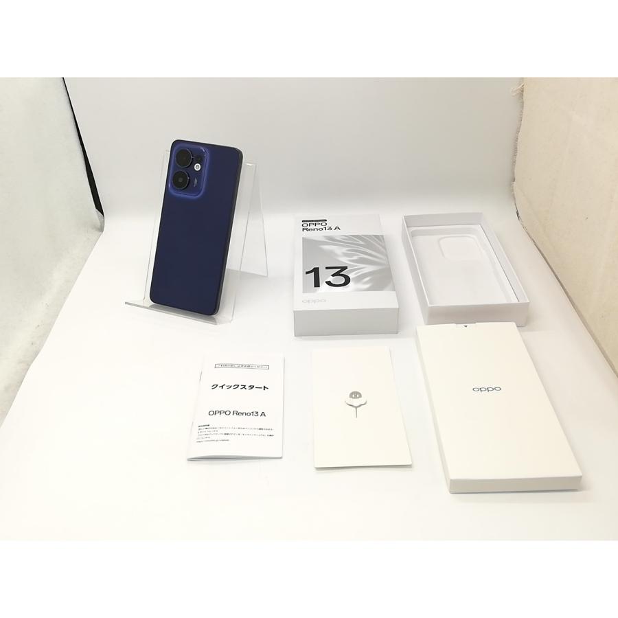 中古】Oppo ymobile 【SIMフリー】 OPPO Reno13 A ルミナスネイビー 