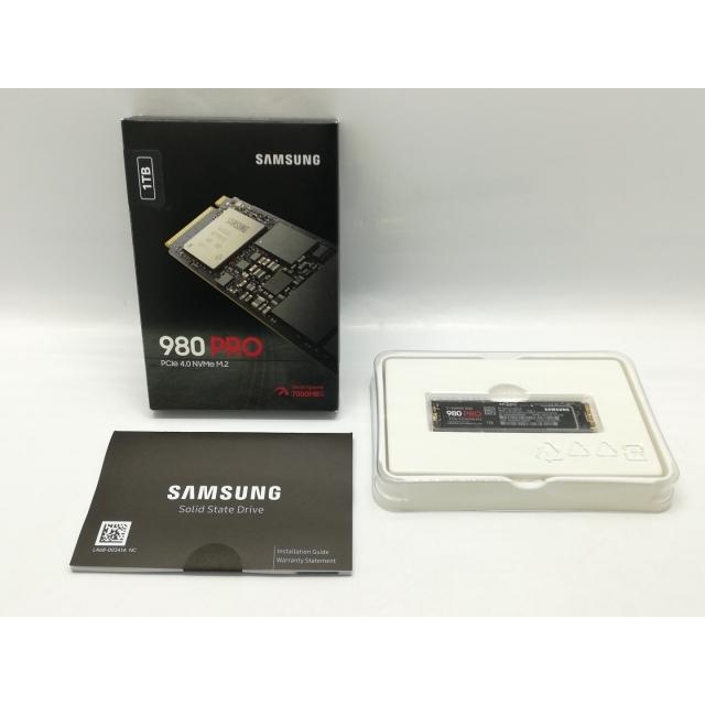 中古】SAMSUNG 980 Pro (MZ-V8P1T0B/IT) 1TB/M.2 2280(PCIe4.0 NVME