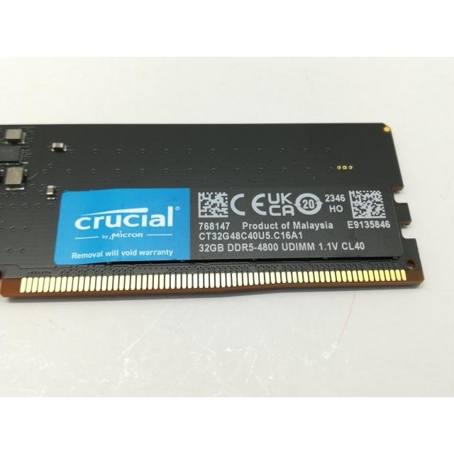 中古】DDR5 32GB DDR5-4800(PC5-38400)【デスクトップPC用】【秋葉4号