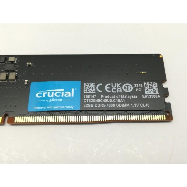 中古】DDR5 32GB DDR5-4800(PC5-38400)【デスクトップPC用】【秋葉4号