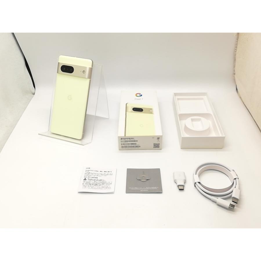 中古】Google au 【SIMフリー】 Pixel 7 レモングラス 8GB 128GB G03Z5