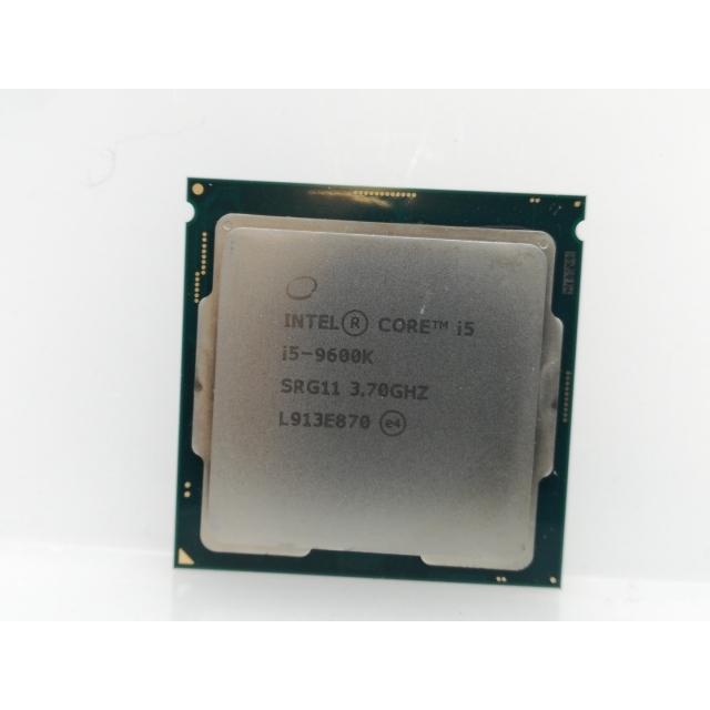 中古】Intel Core i5-9600K (3.7GHz/TB:4.6GHz/SRG11/R0) BOX LGA1151