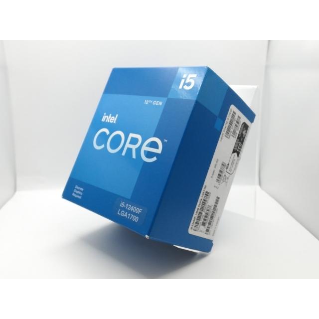 未使用】Intel Core i5-12400F(2.5GHz) Box LGA1700/6C(P:6C/E