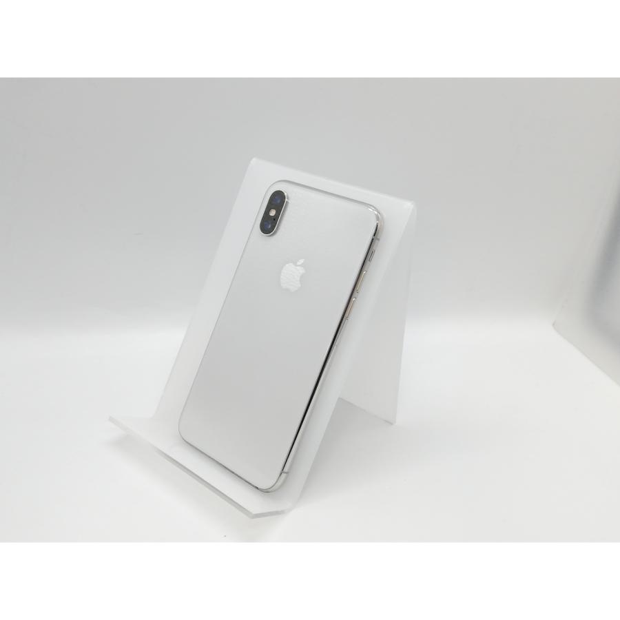 中古】Apple docomo 【SIMロック解除済み】 iPhone X 64GB シルバー 