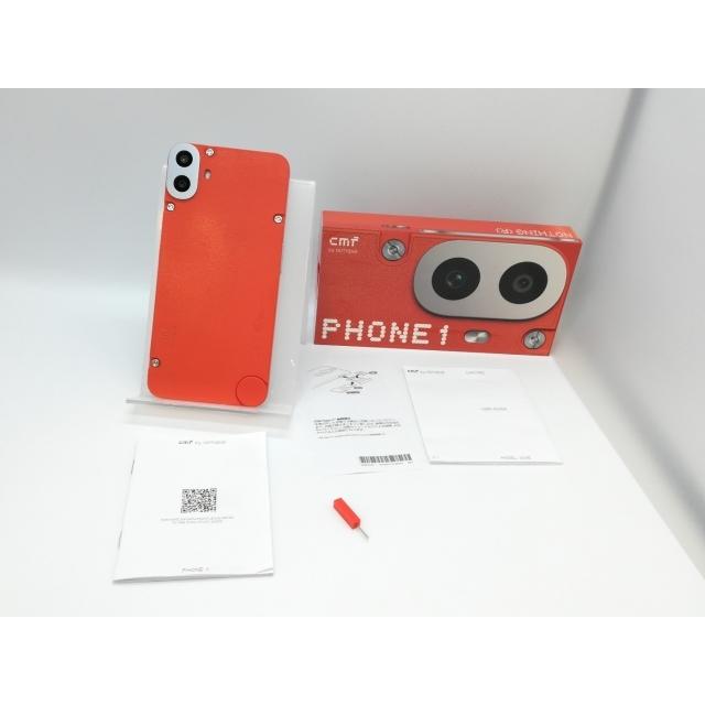 中古】NOTHING 【SIMフリー】 CMF Phone 1 8GB 256GB オレンジ【京都 