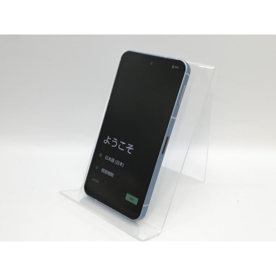 中古】SHARP UQmobile 【SIMフリー】 AQUOS sense9 ブルー 6GB 128GB