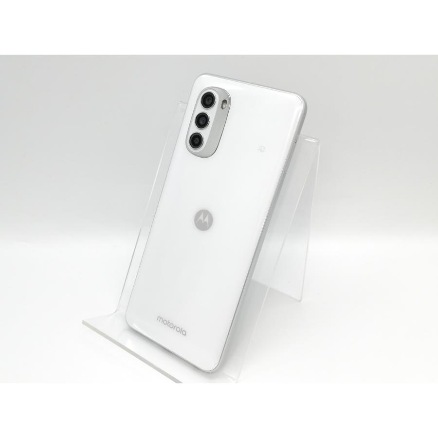 中古】MOTOROLA 国内版 【SIMフリー】 moto g52j 5G パールホワイト