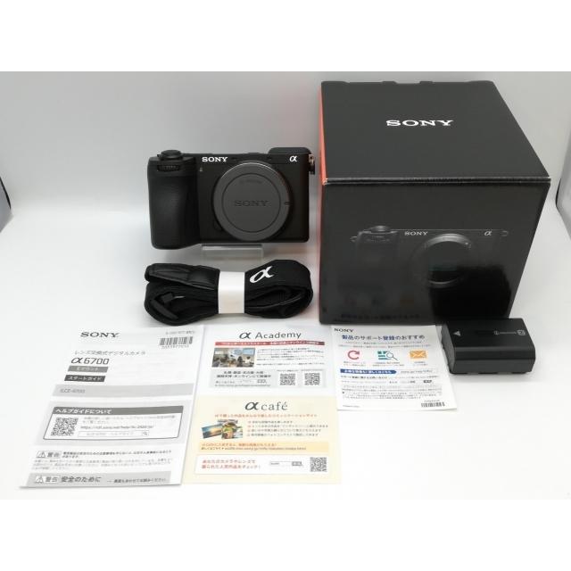 中古】SONY α6700 ボディ ブラック ILCE-6700【京都】保証期間1ヶ月