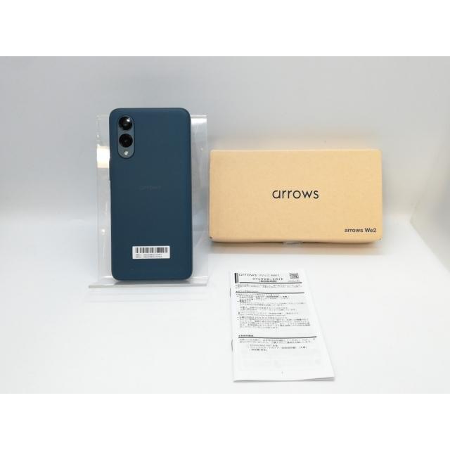 中古】FCNT 楽天モバイル 【SIMフリー】 arrows We2 ネイビーグリーン