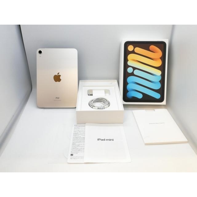 Apple iPad mini 6G MK7P3J/A スターライト（88%） Apple iPad mini 8.3インチ 第6世代 Wi-Fi 64GB 2021年秋モデル MK7P3J