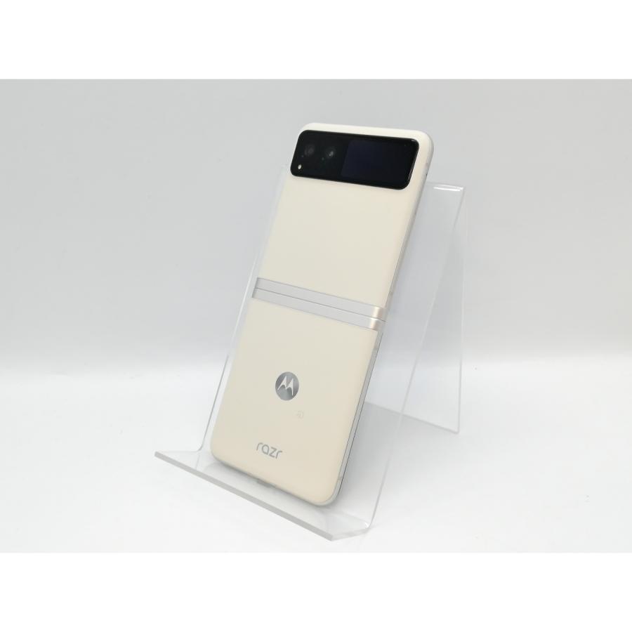 中古】MOTOROLA 国内版 【SIMフリー】 motorola razr 40 バニラ