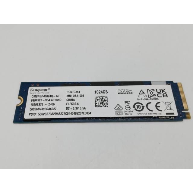 中古】Kingston OM8PGP41024Q-A0 1TB/M.2 2280/PCIe4.0 NVMe【京都