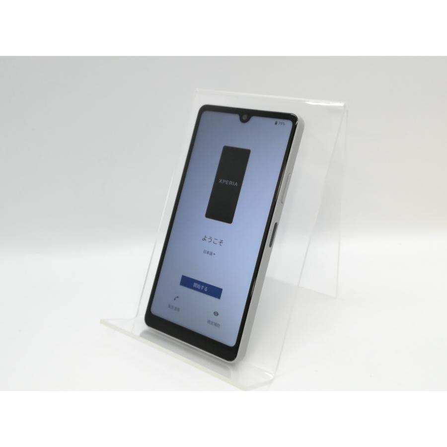 中古】SONY au 【SIMフリー】 Xperia Ace III グレー 4GB 64GB SOG08
