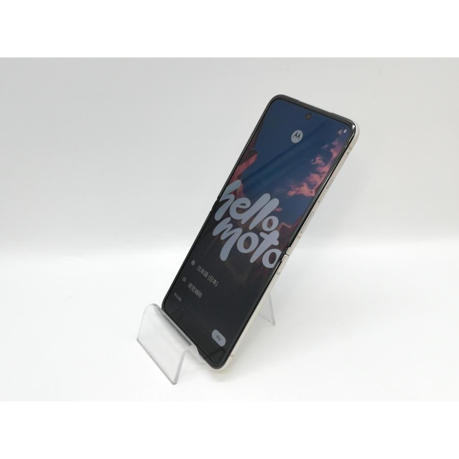中古】MOTOROLA 国内版 【SIMフリー】 motorola razr 40 バニラ