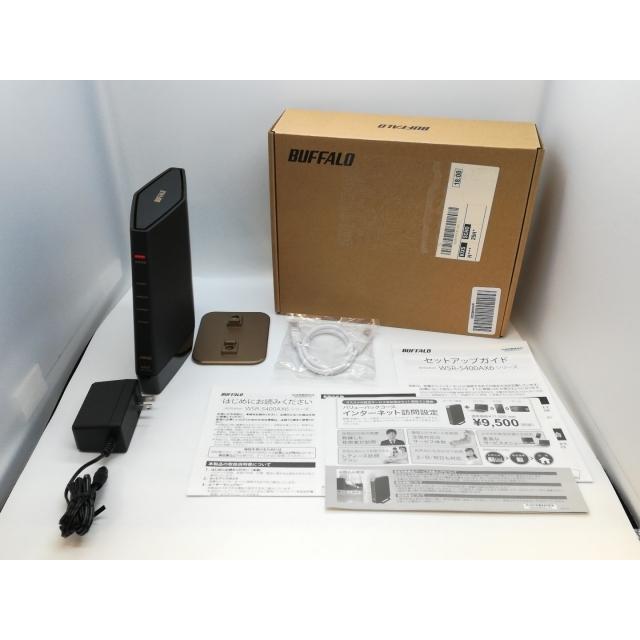 中古】BUFFALO AirStation WSR-5400AX6/NMB マットブラック Wi-Fi6