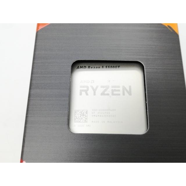 未使用】AMD Ryzen 5 5500GT (3.6GHz/TC:4.4GHz) BOX AM4/6C/12T/L3