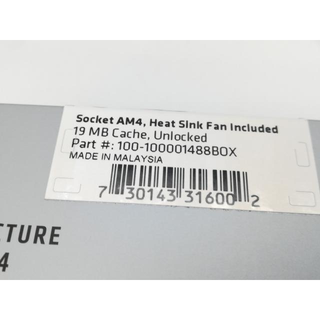 中古】AMD Ryzen 5 5600GT (3.6GHz/TC:4.6GHz) BOX AM4/6C/12T/L3 16MB
