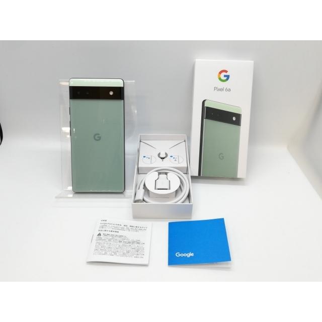中古】Google au 【SIMフリー】 Pixel 6a セージ 6GB 128GB GB17L