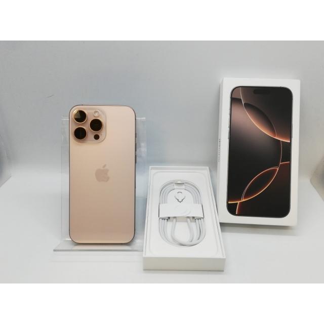 中古】Apple 国内版 【SIMフリー】 iPhone 16 Pro Max 256GB デザート