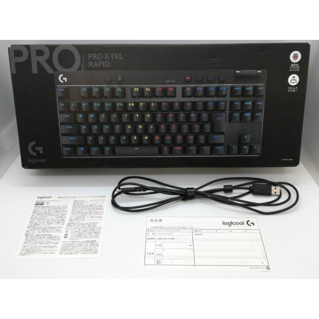 【中古】Logicool PRO X TKL RAPID G-PKB-TKL-RTBKd [ブラック]【京都】保証期間１週間_8