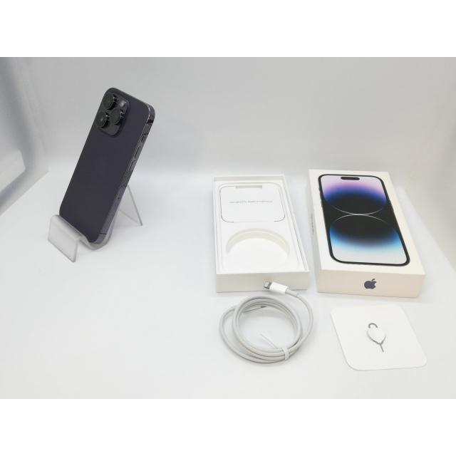 中古】Apple 国内版 【SIMフリー】 iPhone 14 Pro 128GB ディープ