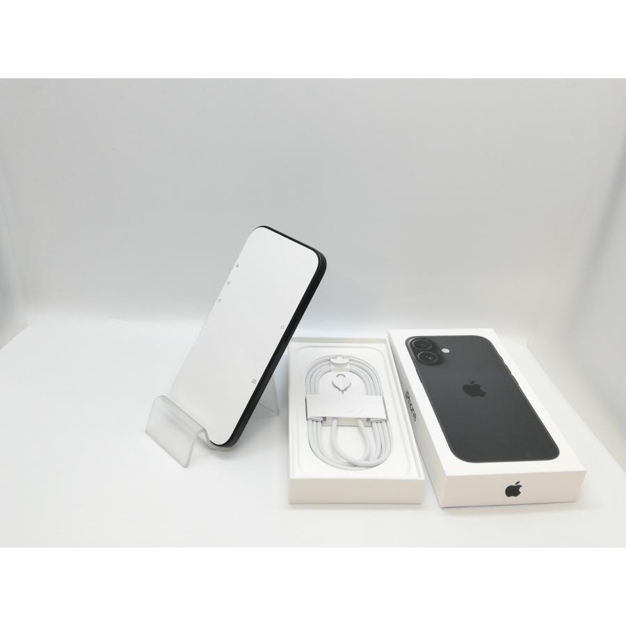未使用】Apple 国内版 【SIMフリー】 iPhone 16 128GB ブラック MYDQ3J