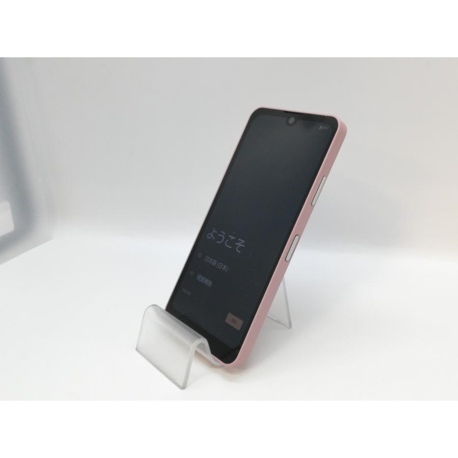 中古】SHARP ymobile 【SIMフリー】 AQUOS wish3 ピンク 4GB 64GB
