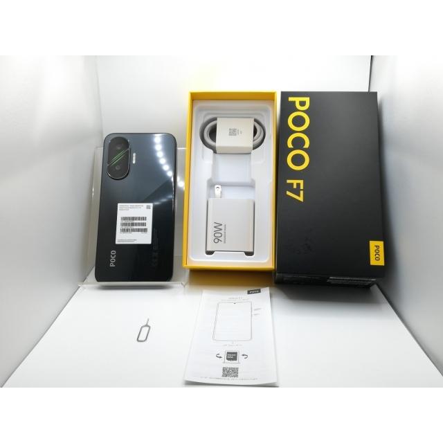 中古】Xiaomi 国内版 【SIMフリー】 Poco F7 ブラック 12GB 256GB