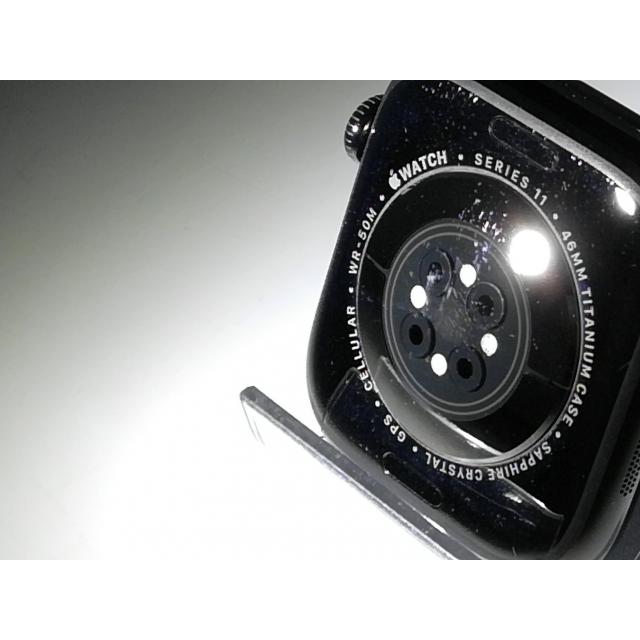 【中古】Apple Apple Watch Series11 46mm Cellular スレートチタニウムケース/スレートミラネーゼループ (M/L) MFD44J/A【京都】保証期間１ヶ月【ランクB】の画像