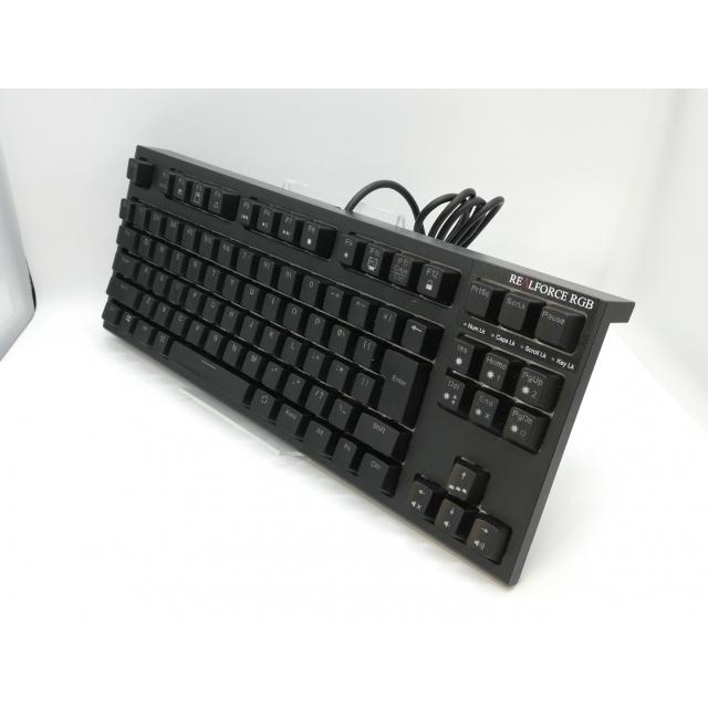中古】東プレ REALFORCE RGB TKL R2TLA-JP4G-BK [日本語配列/45g