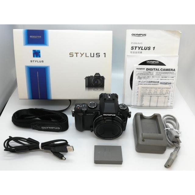 中古】OLYMPUS STYLUS 1 ブラック【京都】保証期間1ヶ月【ランクB 