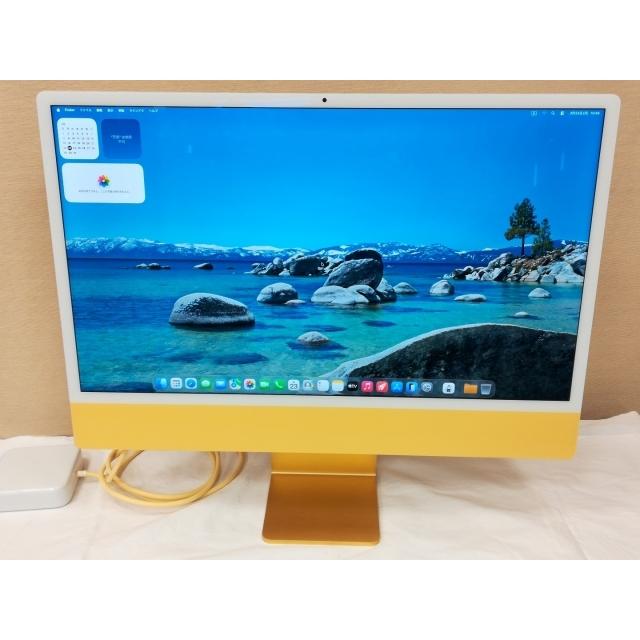 【新品未使用】iMac イエロー 中古】Apple iMac 24インチ CTO (M1・2021) イエロー M1(CPU:8C/GPU:8C