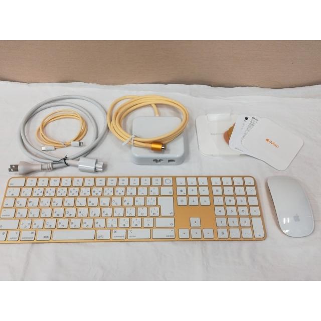 中古】Apple iMac 24インチ CTO (M1・2021) イエロー M1(CPU:8C/GPU:8C