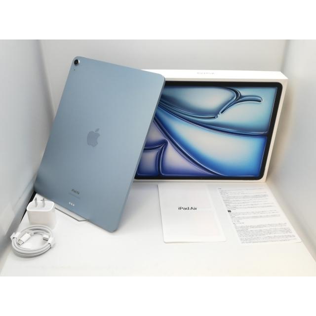 【中古】Apple 【Wi-Fi】 13インチ iPad Air（M2/2024） 256GB ブルー MV2F3J/A【京都】保証期間１ヶ月【ランクA】の画像