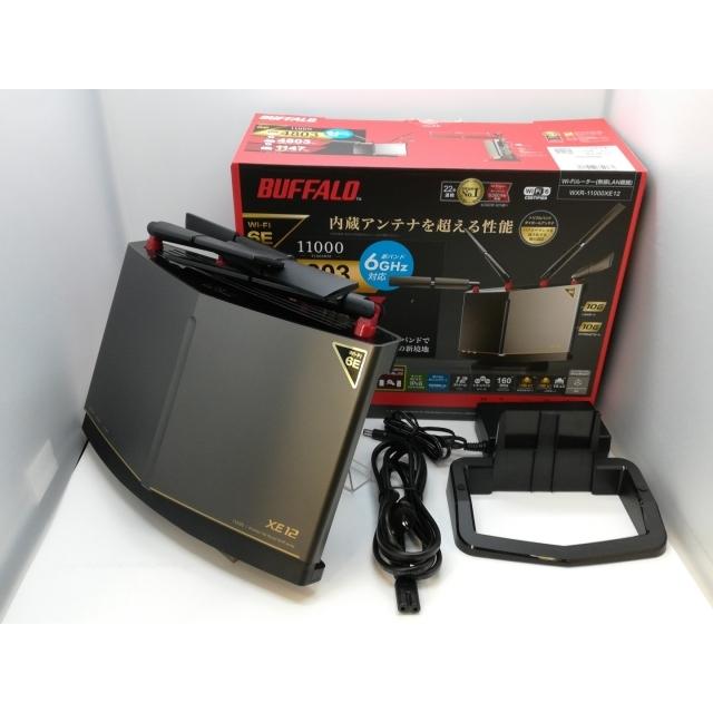 中古】BUFFALO AirStation WXR-11000XE12 Wi-Fi6E(11ax)対応無線LAN 
