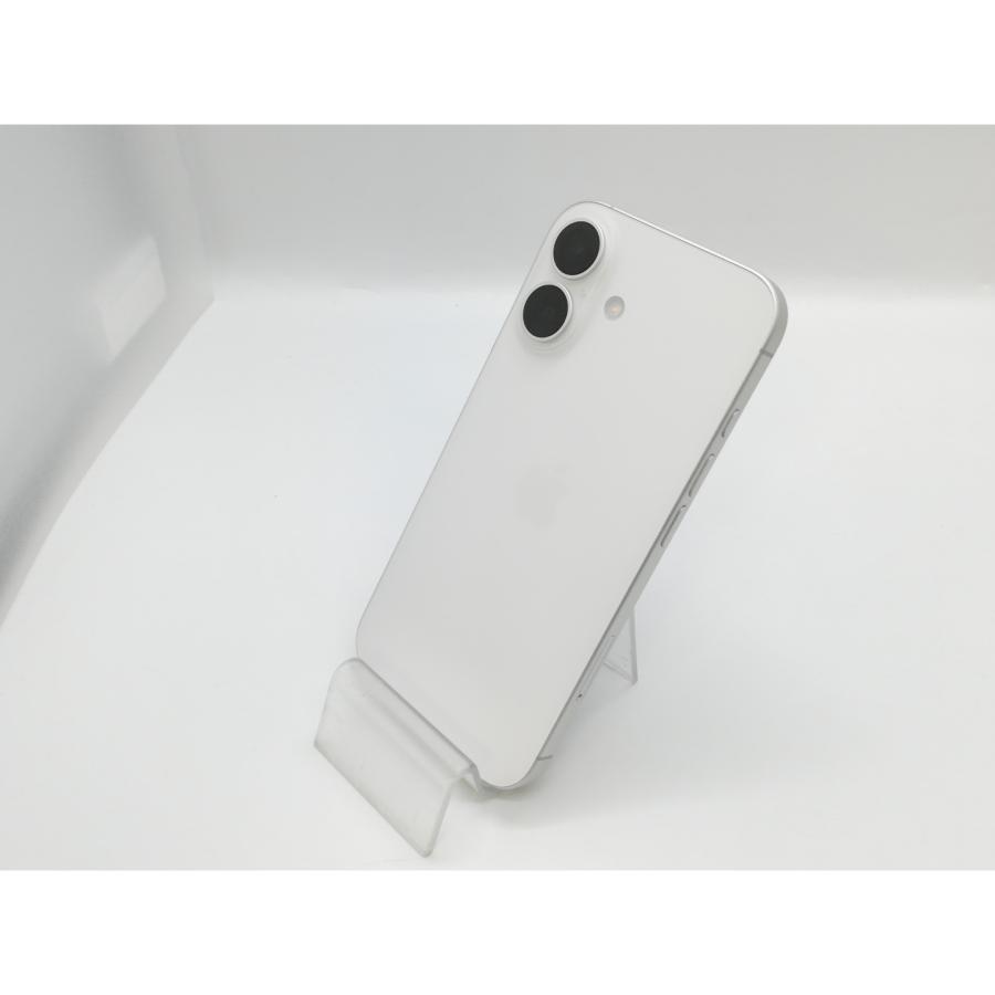 【中古】Apple 国内版 【SIMフリー】 iPhone 16 128GB ホワイト MYDR3J/A【広島本通】保証期間１ヶ月【ランクA】の画像