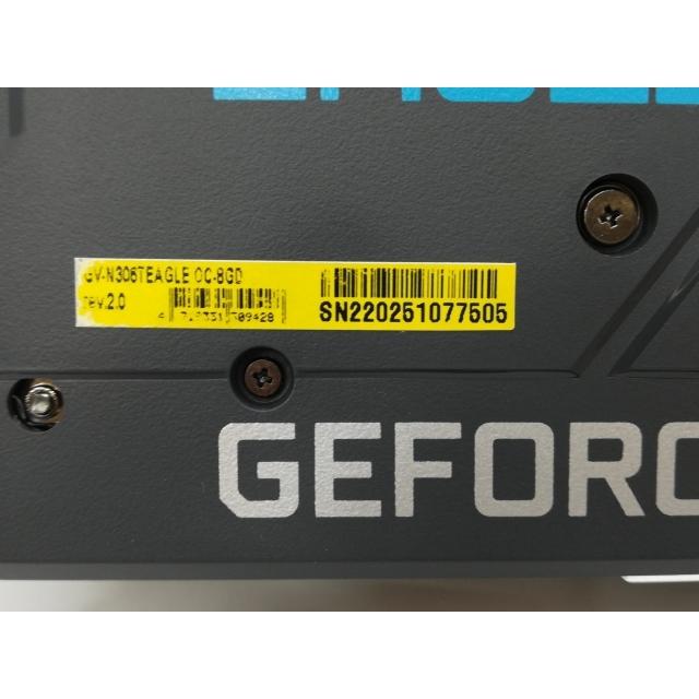 中古】GIGABYTE GeForce RTX 3060 Ti EAGLE OC 8G rev.2.0（GV