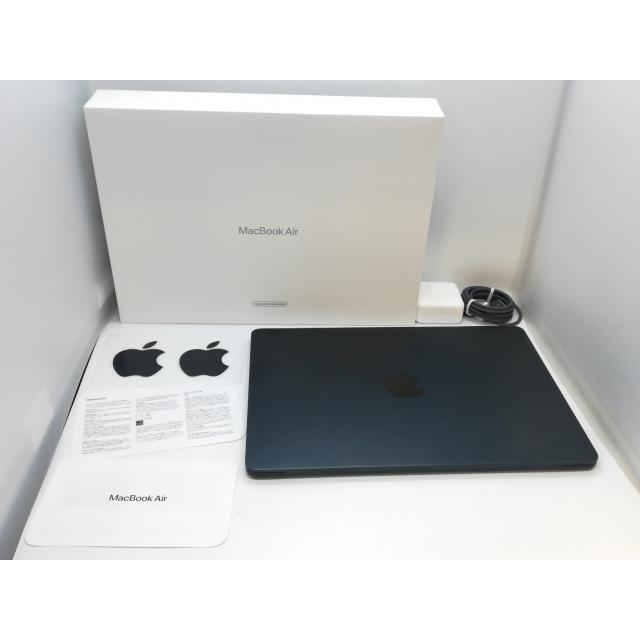 【中古】Apple MacBook Air 13インチ  M2(CPU:8C/GPU:8C) 8GB/256GB ミッドナイト MLY33J/A (M2,2022)【京都】保証期間１ヶ月【ランクA】の画像