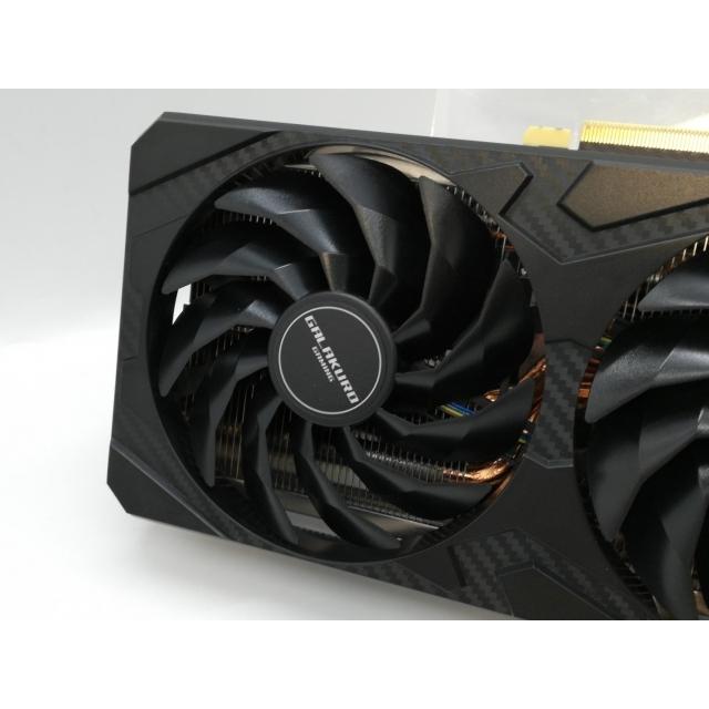 中古】玄人志向 GALAKURO GAMING GG-RTX3070-E8GB/OC/DF/LHR RTX3070