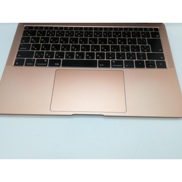【中古】Apple MacBook Air 13インチ Corei5:1.6GHz 128GB Touch ID搭載モデル ゴールド MVFM2J/A (Mid 2019)【京都】保証期間１ヶ月【ランクC】の画像