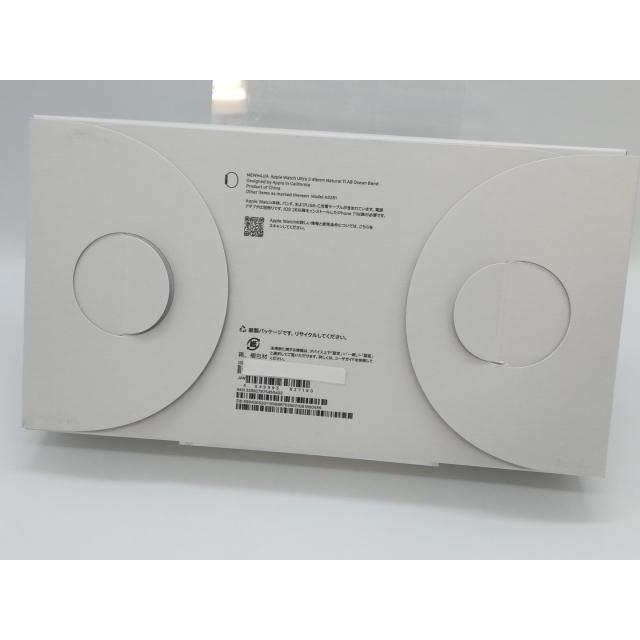 【未使用】Apple Apple Watch Ultra3 49mm Cellular ナチュラルチタニウムケース/アンカーブルーオーシャンバンド MEWH4J/A【なんば】保証期間３ヶ月の画像