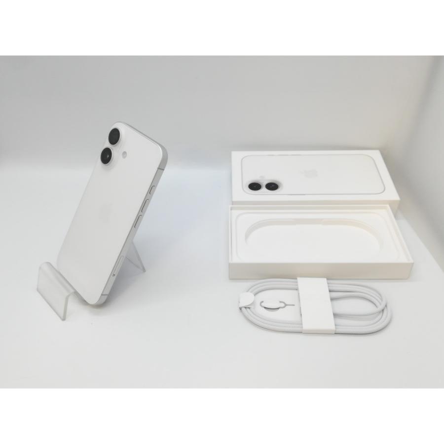 中古】Apple docomo 【SIMフリー】 iPhone 16 128GB ホワイト MYDR3J/A