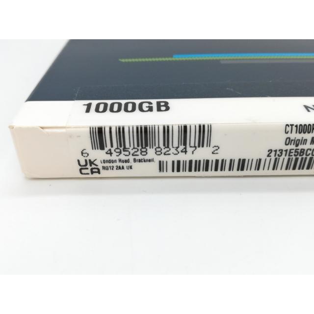 中古】Crucial P2(CT1000P2SSD8JP) 1TB/M.2 2280(PCIe3.0 NVMe)/QLC