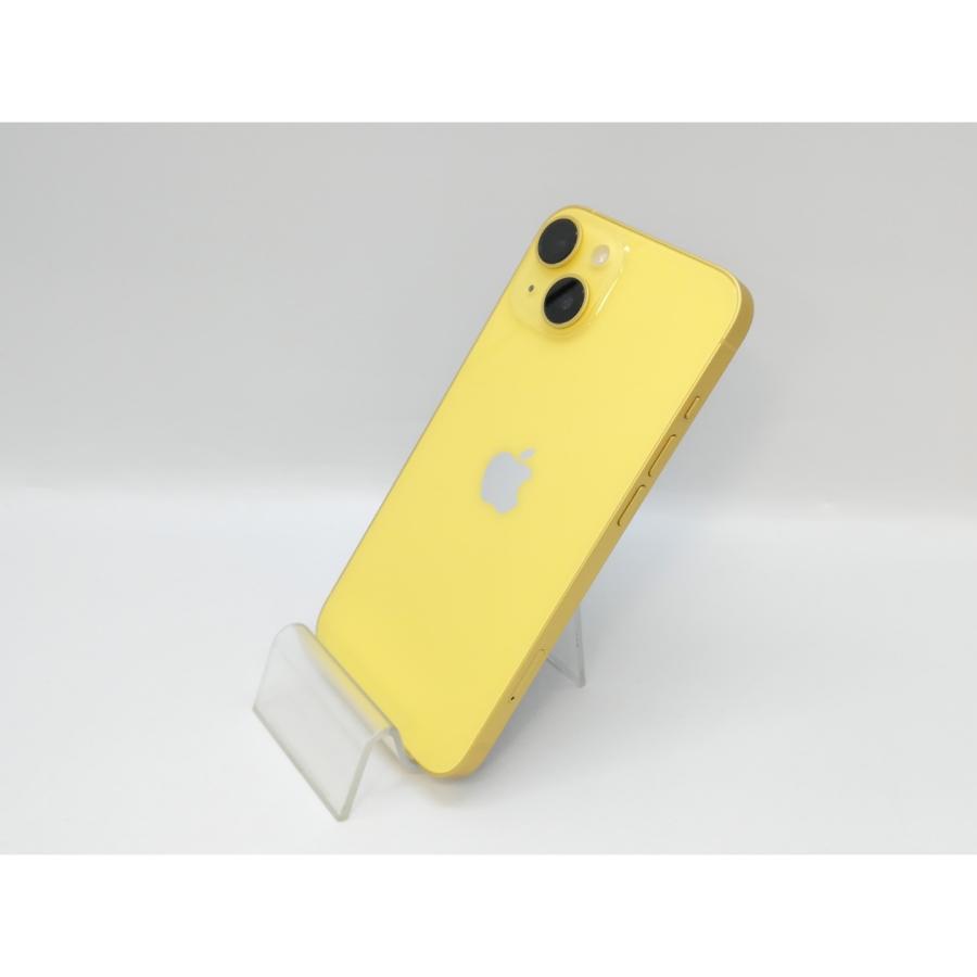 【中古】Apple docomo 【SIMフリー】 iPhone 14 128GB イエロー MR3Q3J/A【京都】保証期間１ヶ月【ランクA】の画像