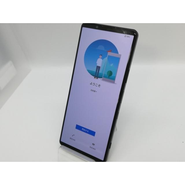 中古】SONY docomo 【SIMロック解除済み】 Xperia 1 III フロスト