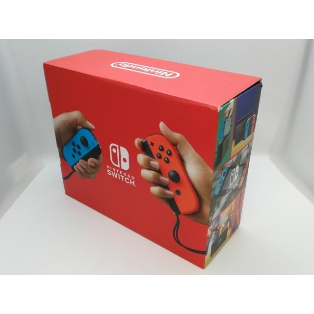 未使用】Nintendo Switch 本体 Joy-Con(L) ネオンブルー/(R) ネオン 