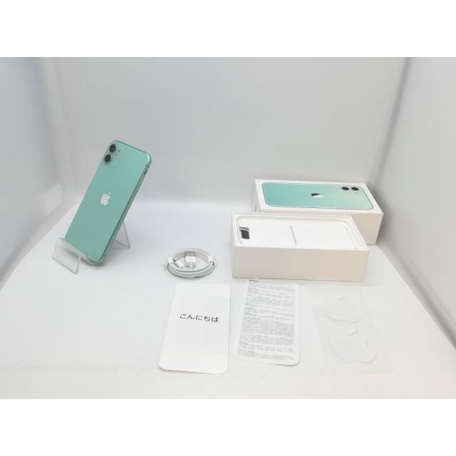 中古】Apple docomo 【SIMロック解除済み】 iPhone 11 64GB グリーン