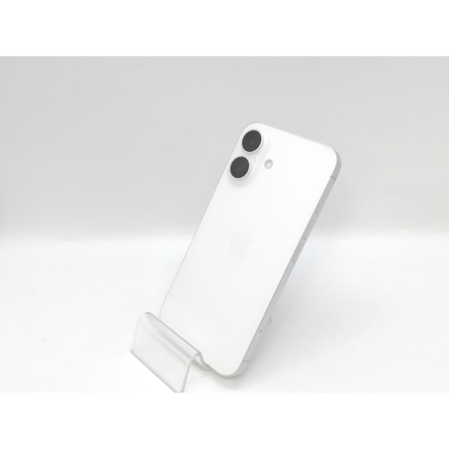 【中古】Apple 国内版 【SIMフリー】 iPhone 16 128GB ホワイト MYDR3J/A【京都】保証期間１ヶ月【ランクA】の画像